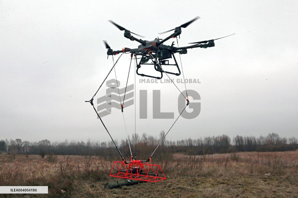 Presentation of MinesEye demining system in Kyiv region