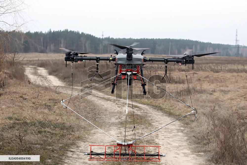 Presentation of MinesEye demining system in Kyiv region