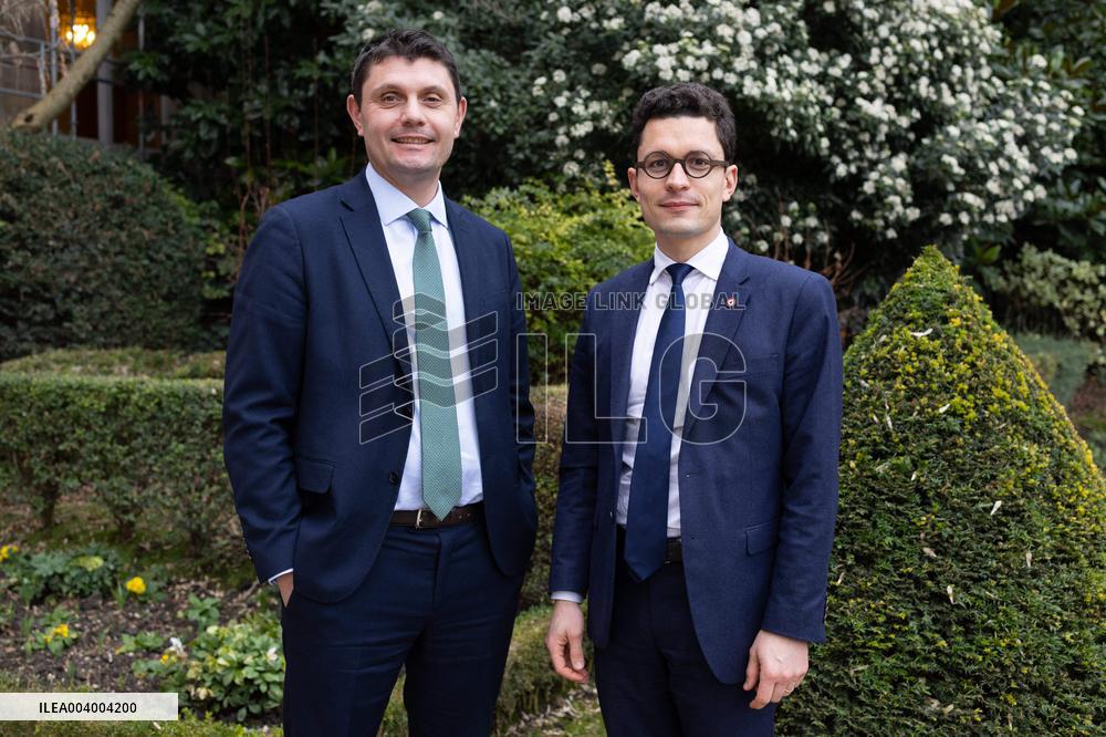 Portrait of Sebastien Saint-Pasteur with Antoine Vermorel-Marques - Paris