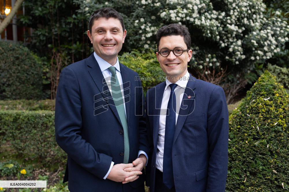Portrait of Sebastien Saint-Pasteur with Antoine Vermorel-Marques - Paris