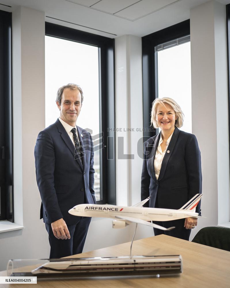Christophe Fanichet And Anne Rigail Portrait - Paris