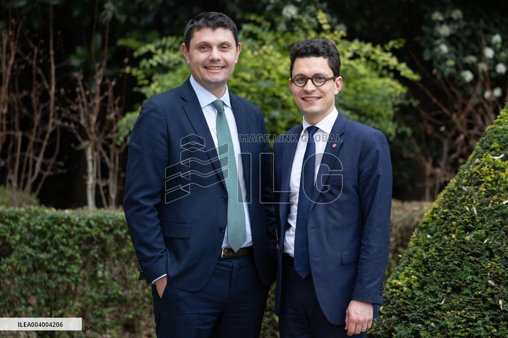 Portrait of Sebastien Saint-Pasteur with Antoine Vermorel-Marques - Paris