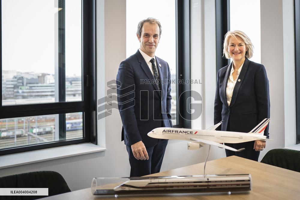 Christophe Fanichet And Anne Rigail Portrait - Paris