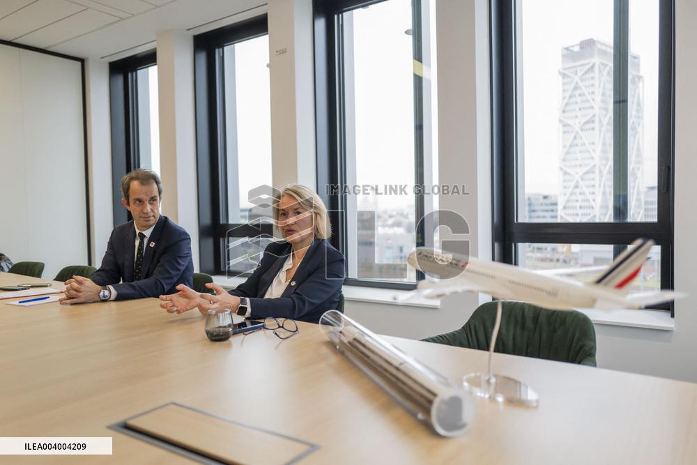 Christophe Fanichet And Anne Rigail Portrait - Paris