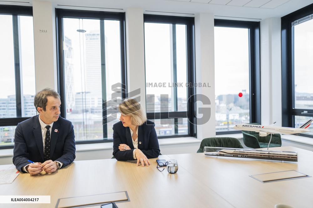 Christophe Fanichet And Anne Rigail Portrait - Paris