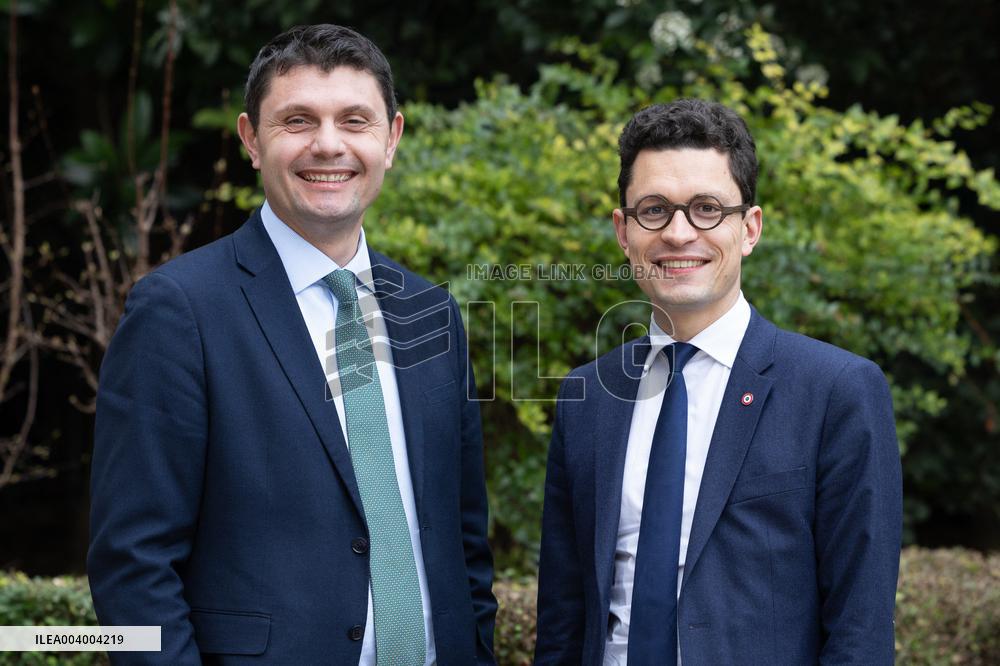 Portrait of Sebastien Saint-Pasteur with Antoine Vermorel-Marques - Paris