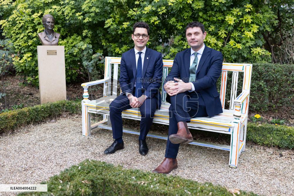 Portrait of Sebastien Saint-Pasteur with Antoine Vermorel-Marques - Paris