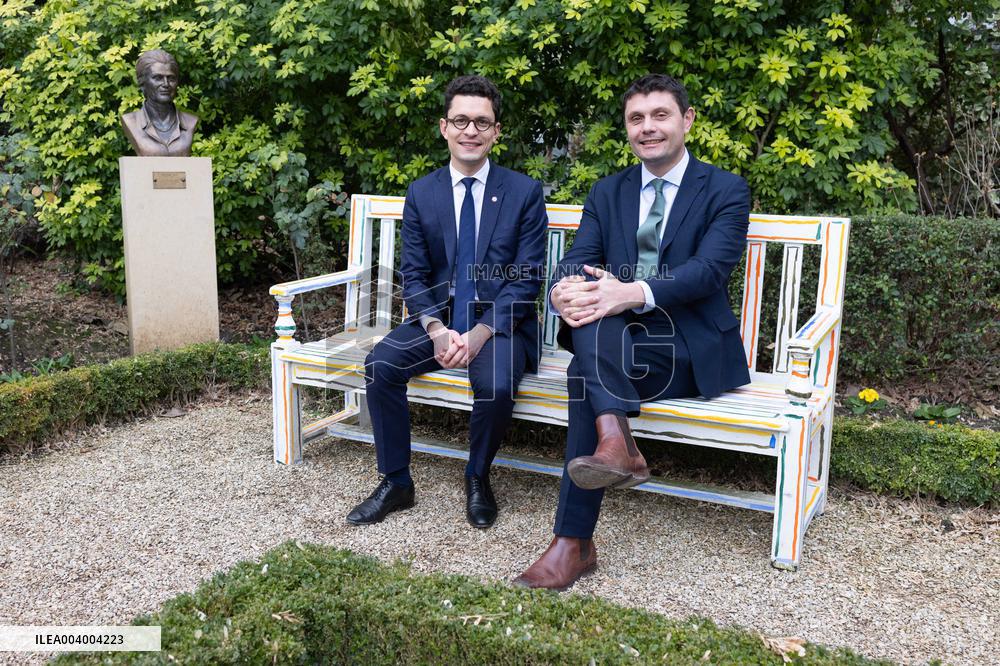 Portrait of Sebastien Saint-Pasteur with Antoine Vermorel-Marques - Paris