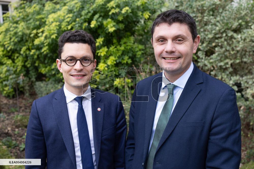 Portrait of Sebastien Saint-Pasteur with Antoine Vermorel-Marques - Paris