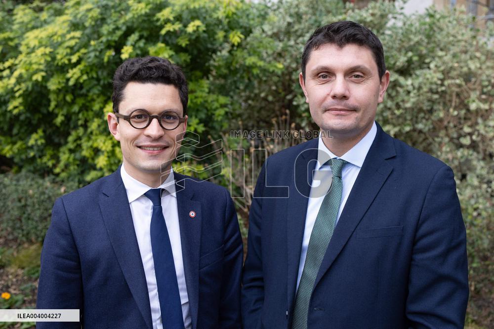 Portrait of Sebastien Saint-Pasteur with Antoine Vermorel-Marques - Paris