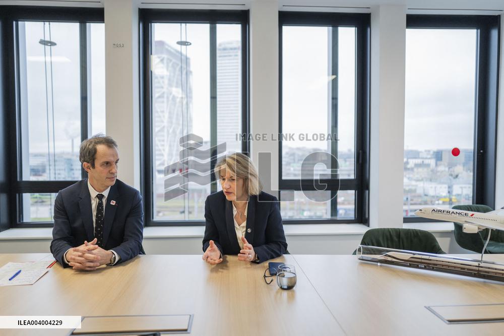Christophe Fanichet And Anne Rigail Portrait - Paris