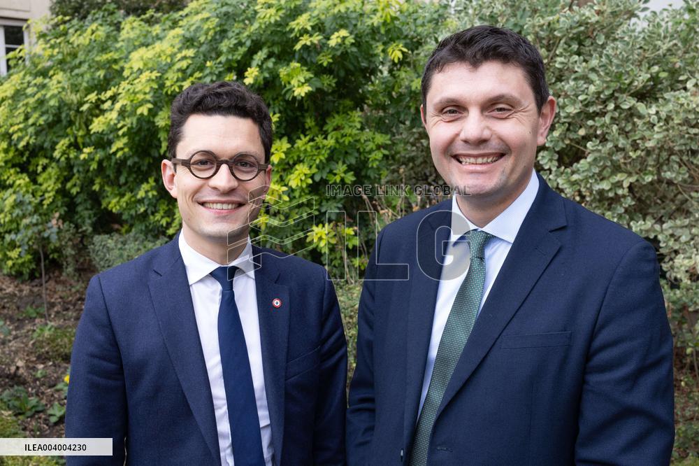 Portrait of Sebastien Saint-Pasteur with Antoine Vermorel-Marques - Paris