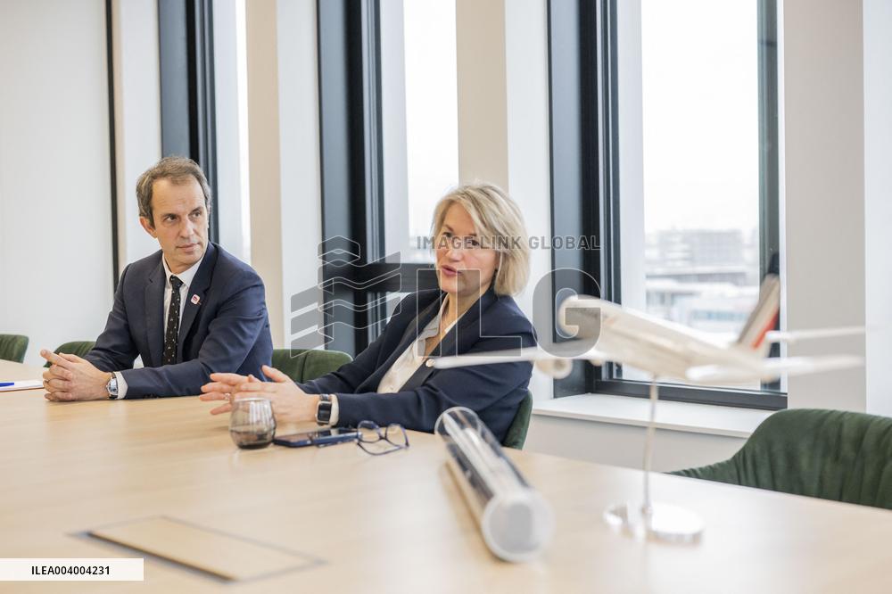 Christophe Fanichet And Anne Rigail Portrait - Paris