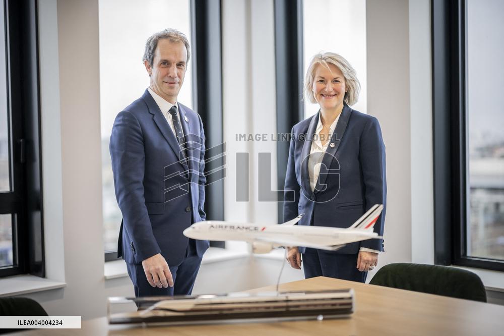 Christophe Fanichet And Anne Rigail Portrait - Paris