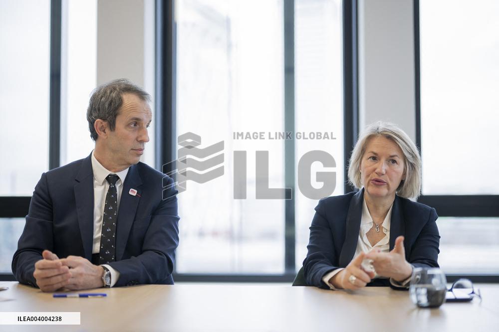 Christophe Fanichet And Anne Rigail Portrait - Paris