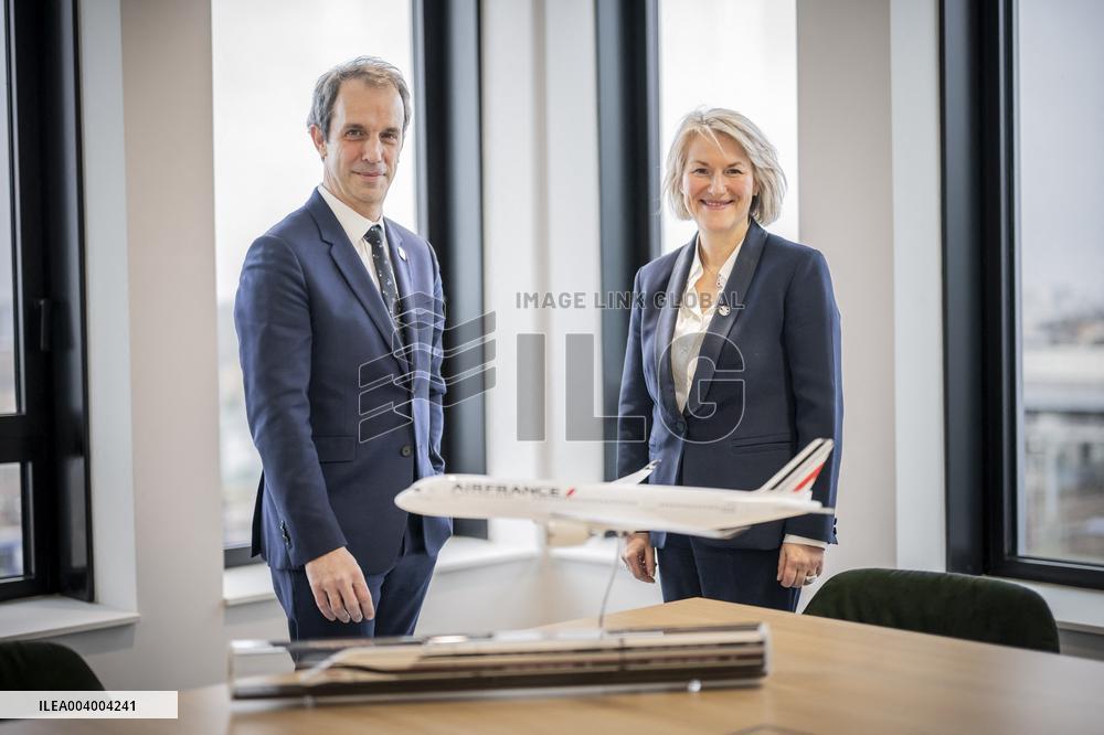 Christophe Fanichet And Anne Rigail Portrait - Paris
