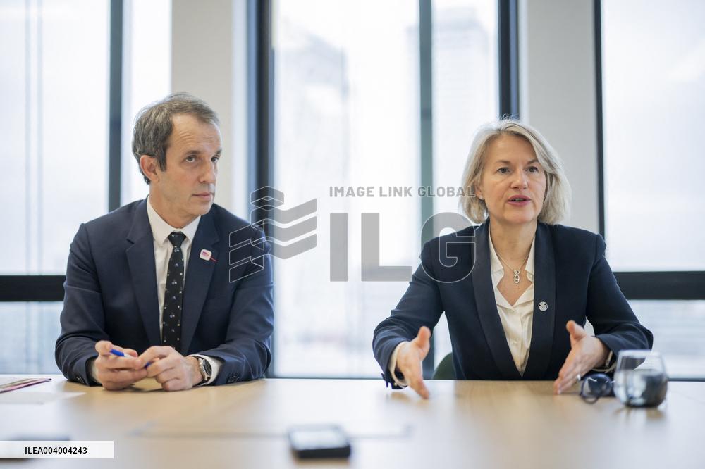 Christophe Fanichet And Anne Rigail Portrait - Paris