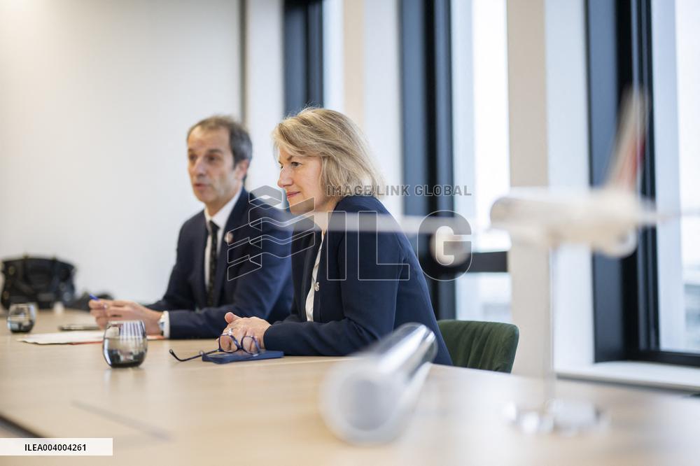 Christophe Fanichet And Anne Rigail Portrait - Paris