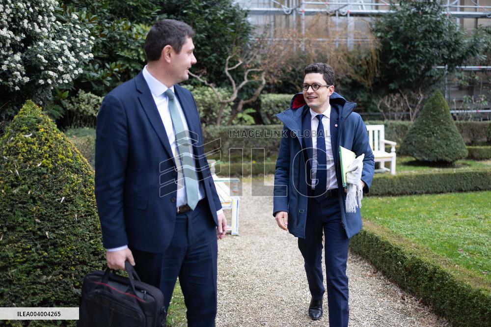 Portrait of Sebastien Saint-Pasteur with Antoine Vermorel-Marques - Paris