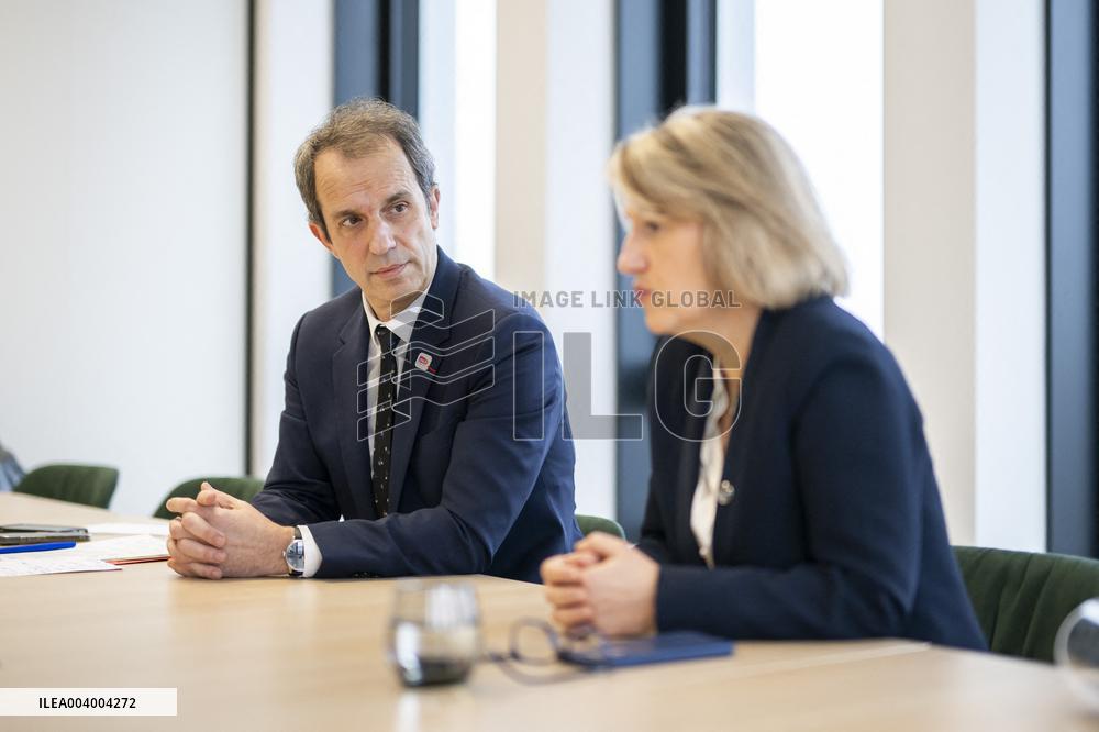 Christophe Fanichet And Anne Rigail Portrait - Paris