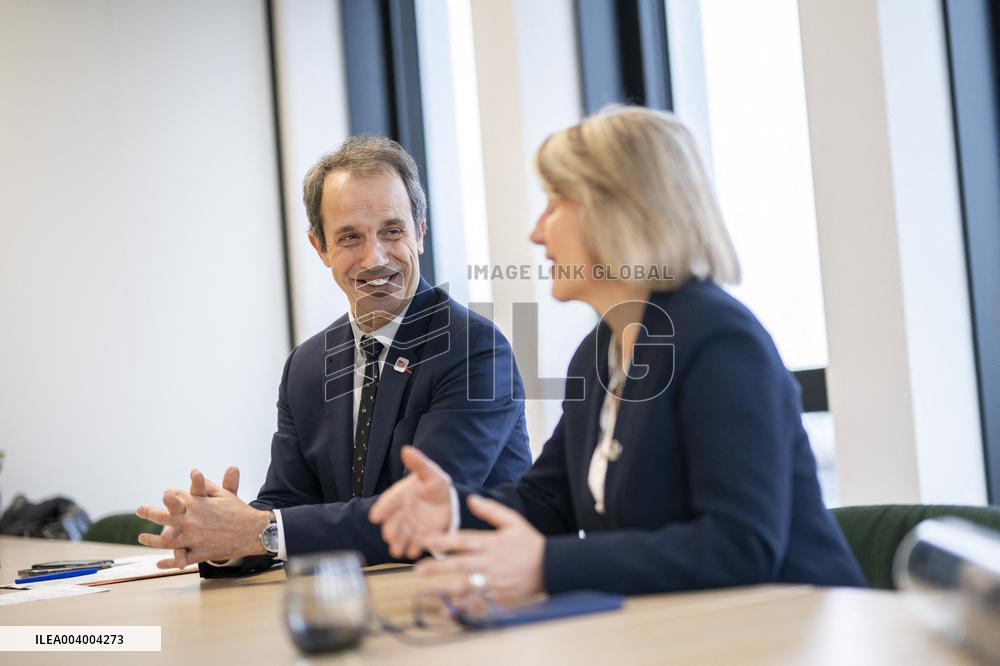 Christophe Fanichet And Anne Rigail Portrait - Paris