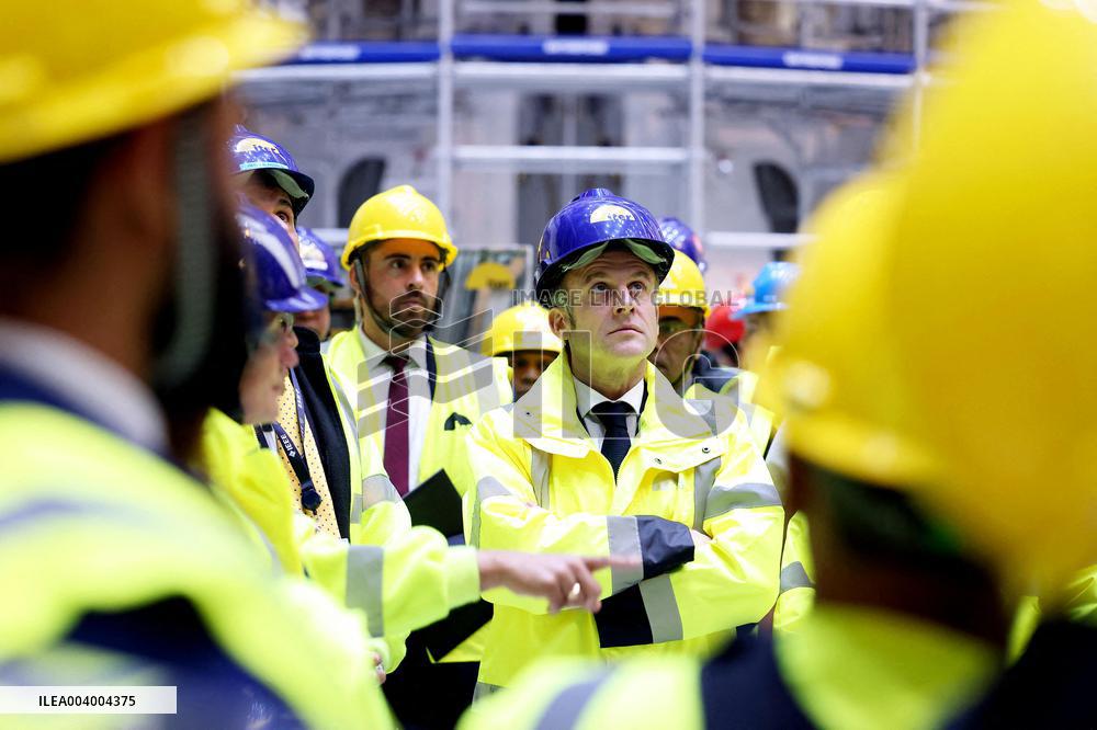 President Macron And Indian PM Modi Visit The ITER - Marseille