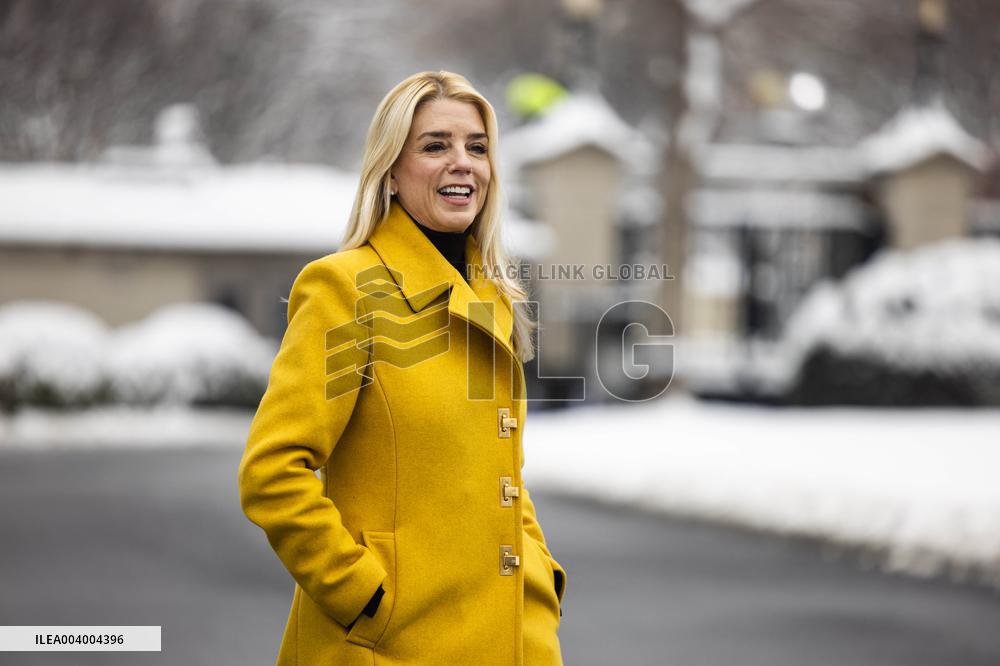 Attorney General Bondi attends meetings at White House