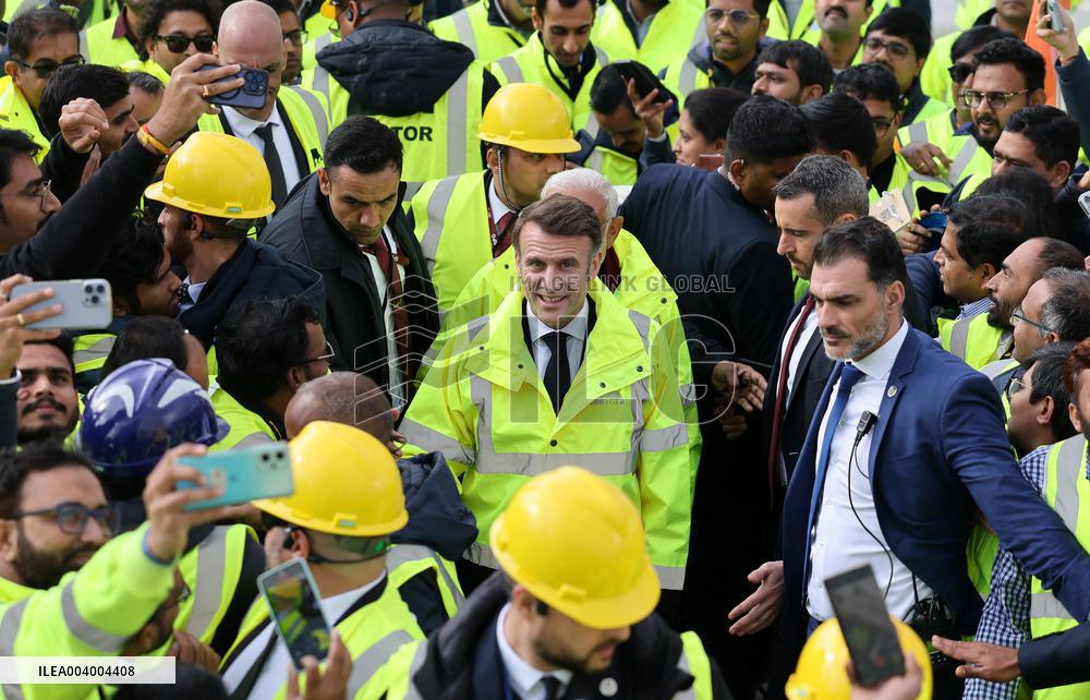 President Macron And Indian PM Modi Visit The ITER - Marseille