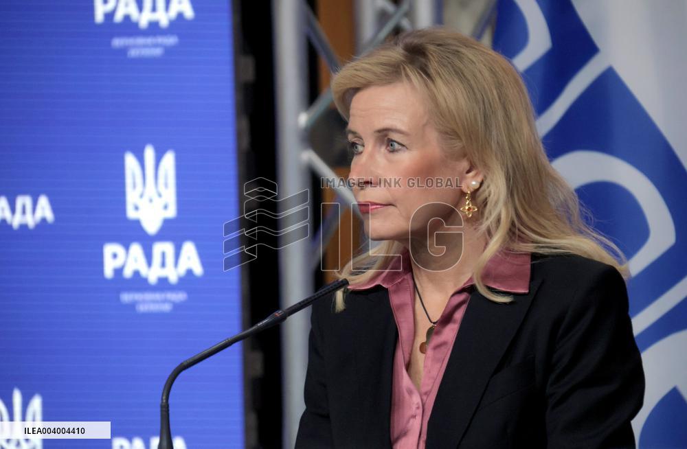 Briefing of Ukrainian Speaker and OSCE PA President in Kyiv