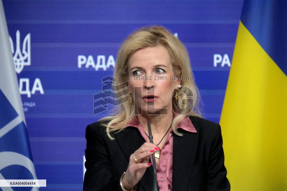 Briefing of Ukrainian Speaker and OSCE PA President in Kyiv