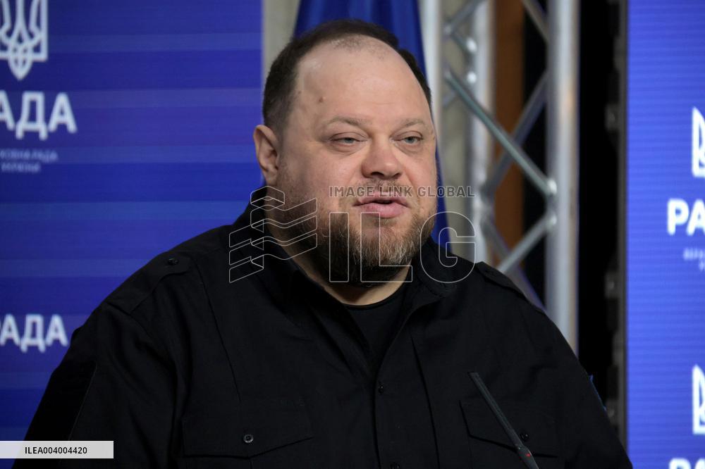 Briefing of Ukrainian Speaker and OSCE PA President in Kyiv