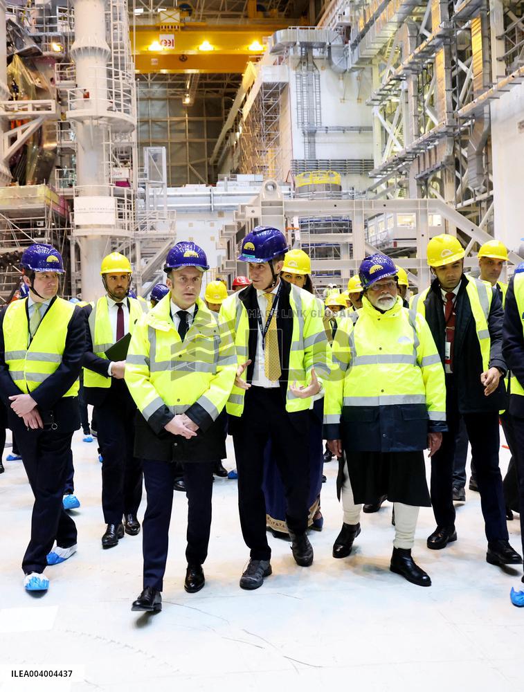 President Macron And Indian PM Modi Visit The ITER - Marseille