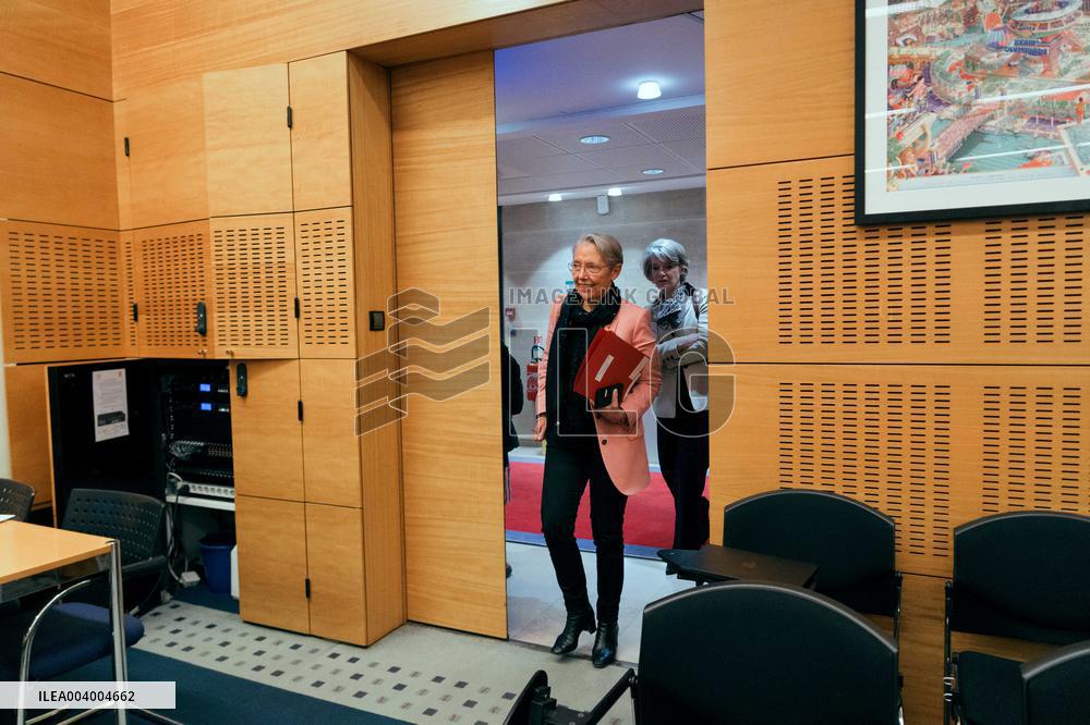 Cultural Affairs Committee hears Élisabeth Borne - Paris AJ