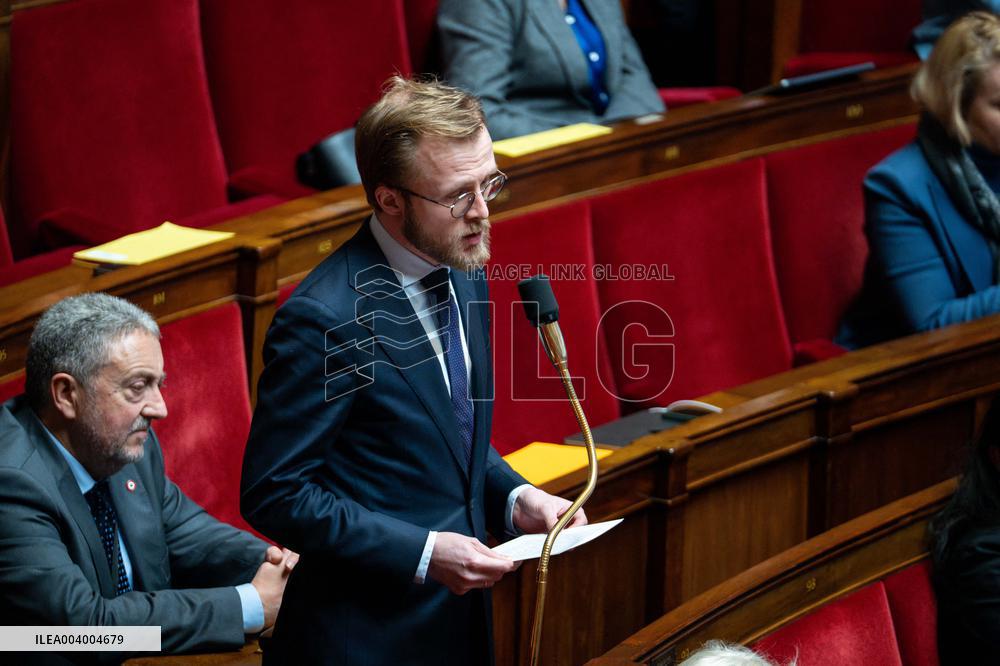 Questions to the government at the National Assembly - Paris AJ