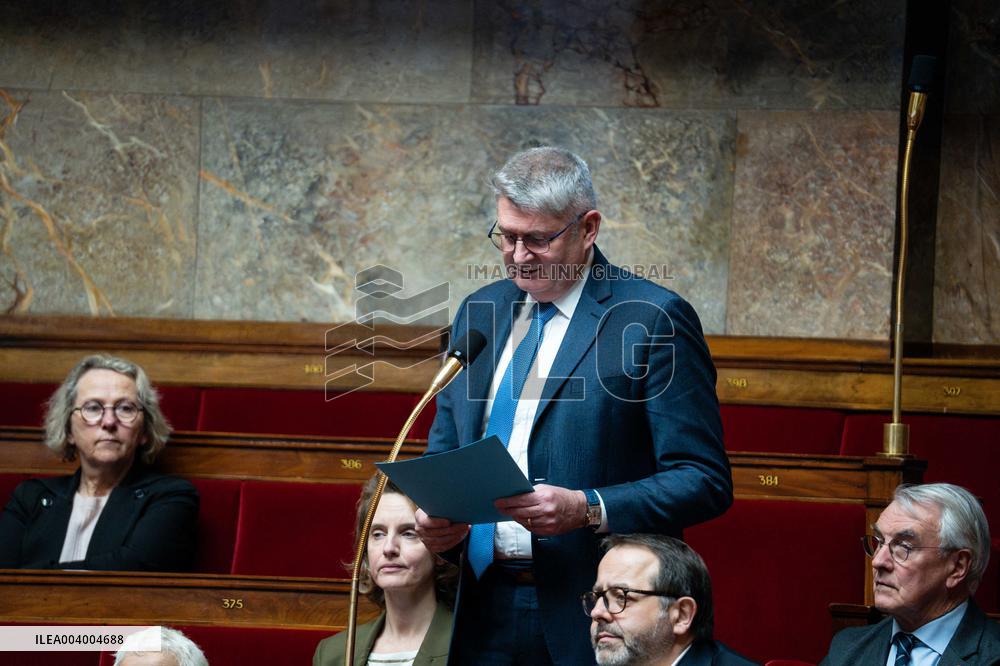 Questions to the government at the National Assembly - Paris AJ