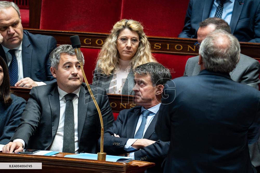 Questions to the government at the National Assembly - Paris AJ