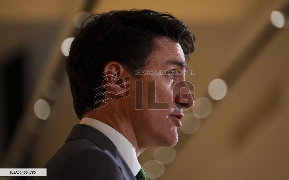 Trudeau Press Conference - Brussels