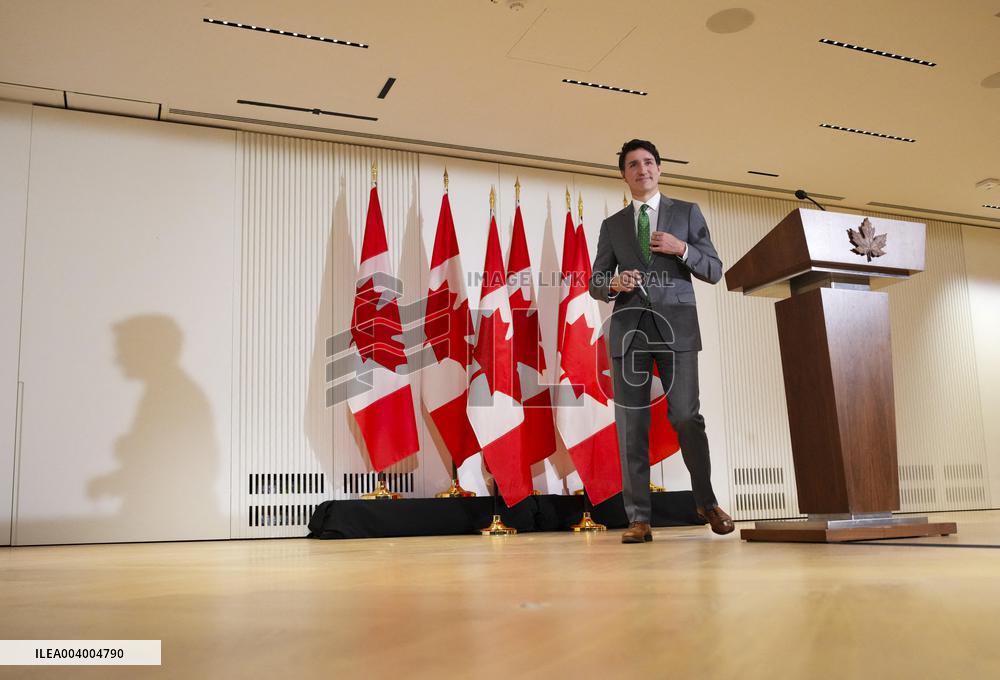 Trudeau Press Conference - Brussels