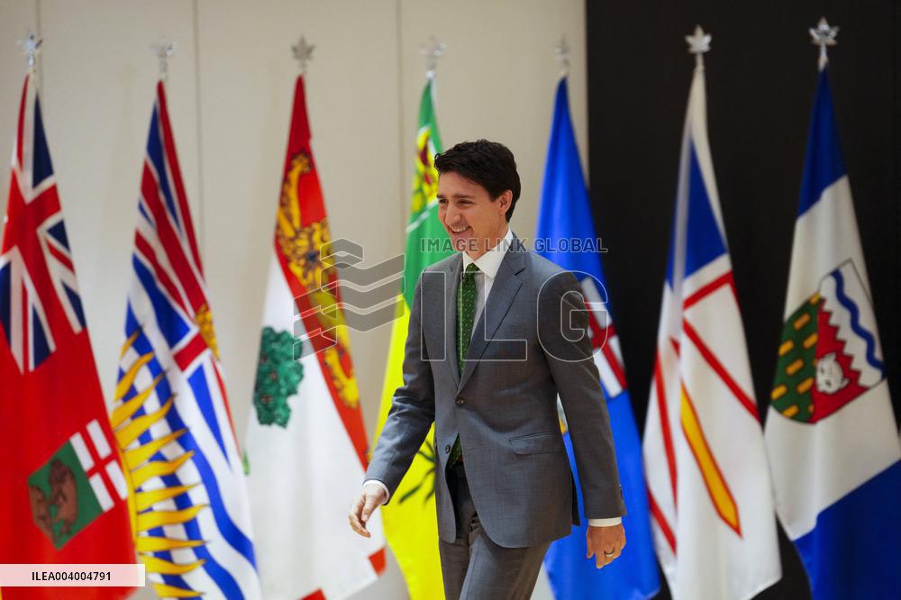 Trudeau Press Conference - Brussels