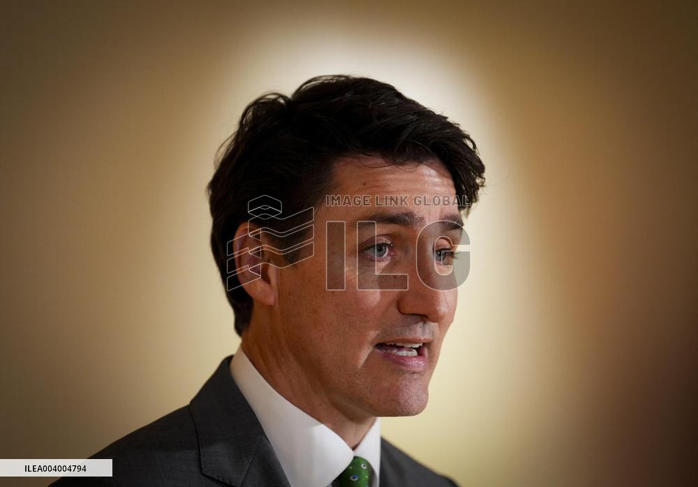 Trudeau Press Conference - Brussels