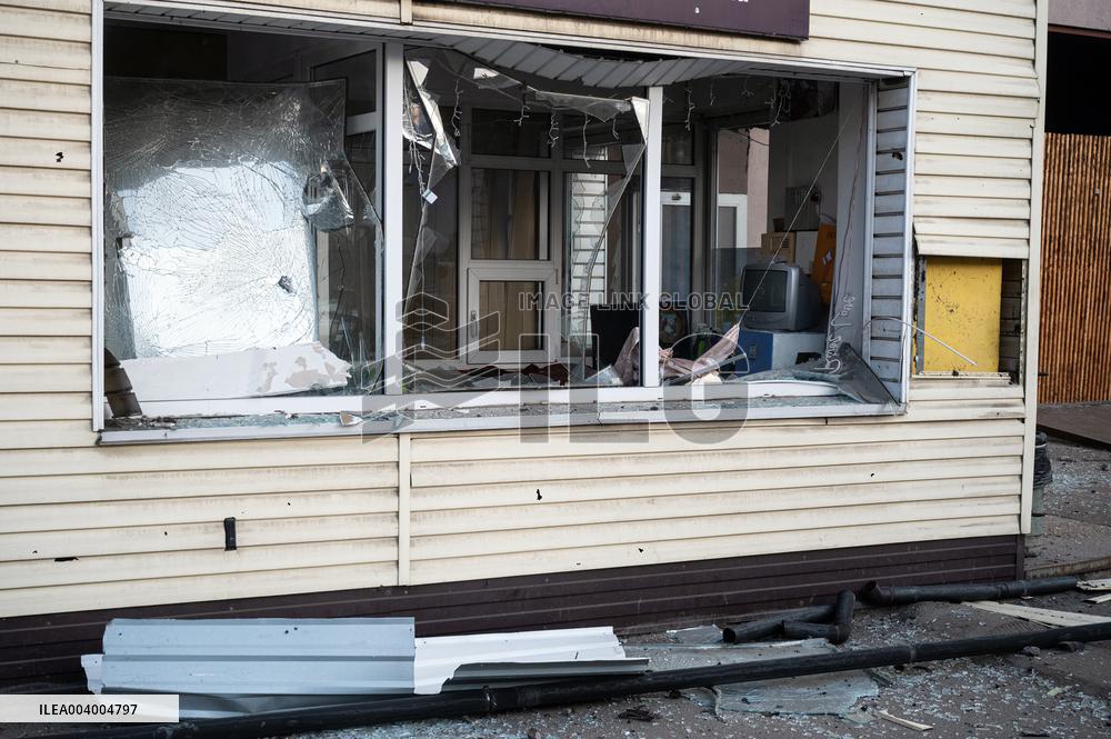 Kyiv under Russian ballistic missile attack