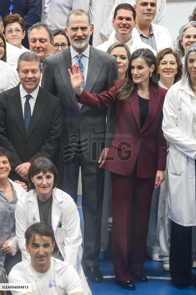 Royals At Visit To Paraplegic National Hospital - Toledo