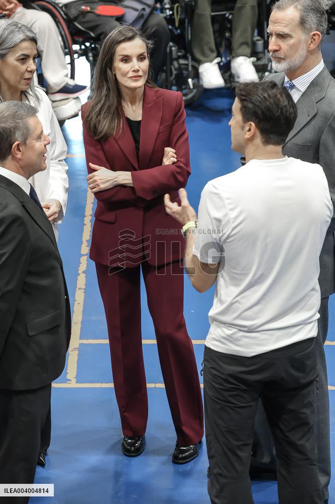 Royals At Visit To Paraplegic National Hospital - Toledo