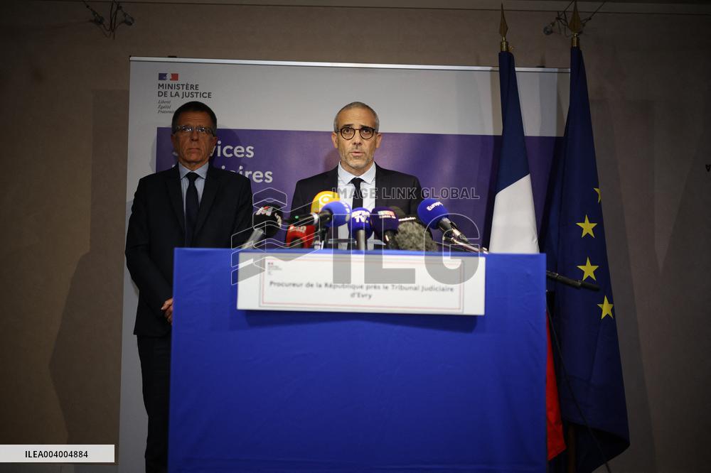 Press Conference on Louise Murder Investigation - Evry