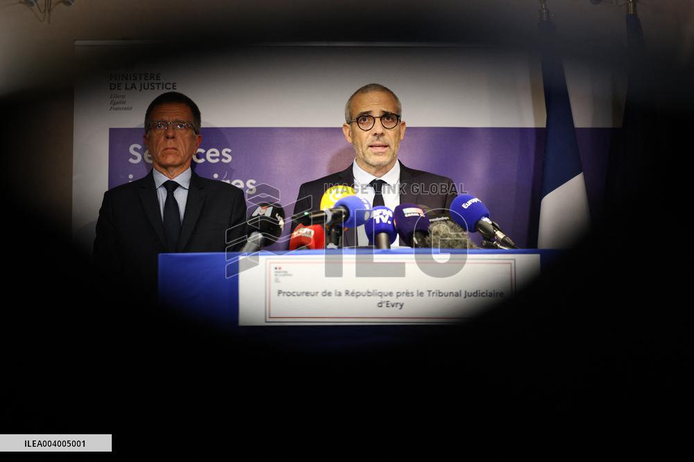 Press Conference on Louise Murder Investigation - Evry