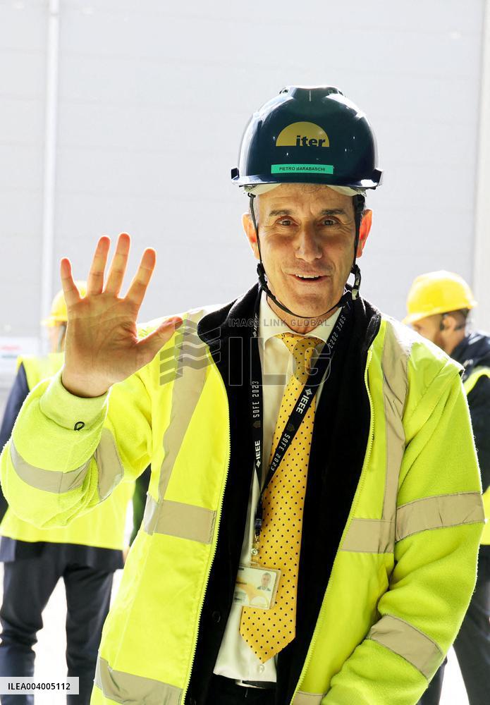 President Macron And Indian PM Modi Visit The ITER - Marseille