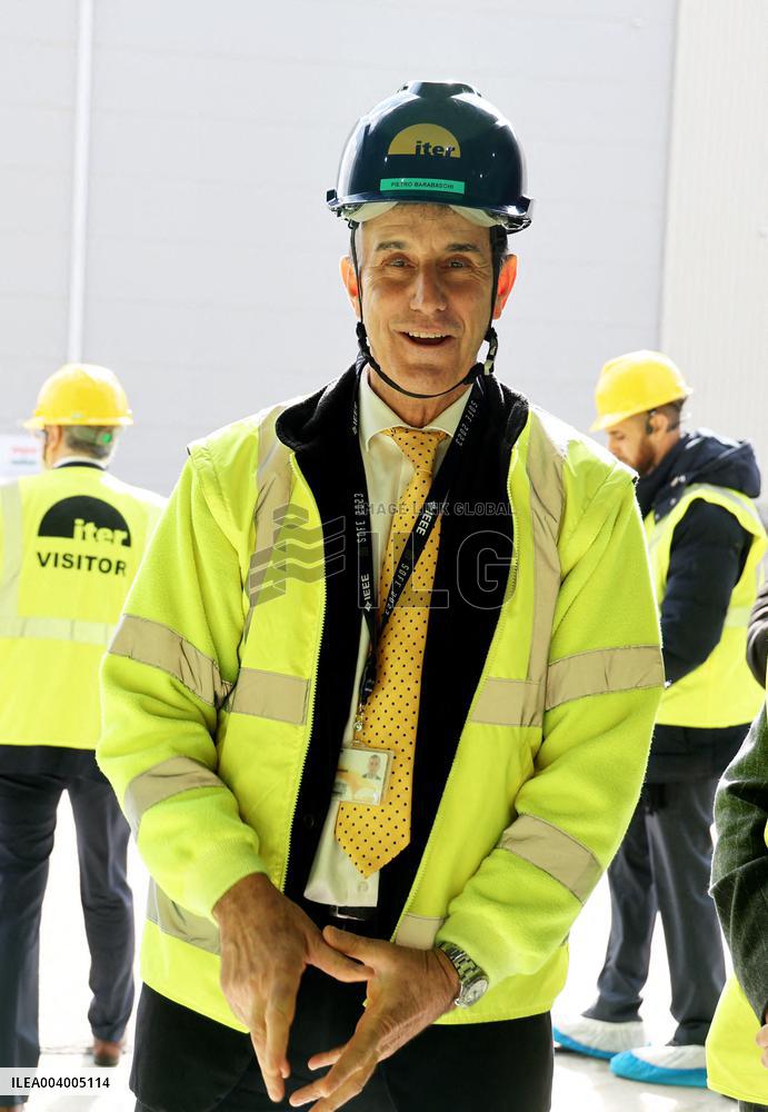 President Macron And Indian PM Modi Visit The ITER - Marseille
