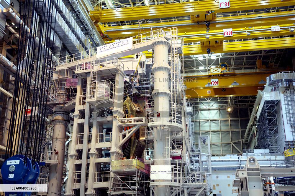 President Macron And Indian PM Modi Visit The ITER - Marseille