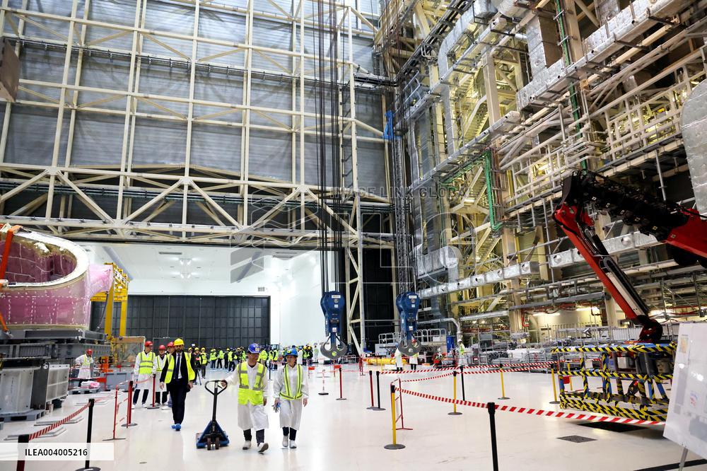 President Macron And Indian PM Modi Visit The ITER - Marseille