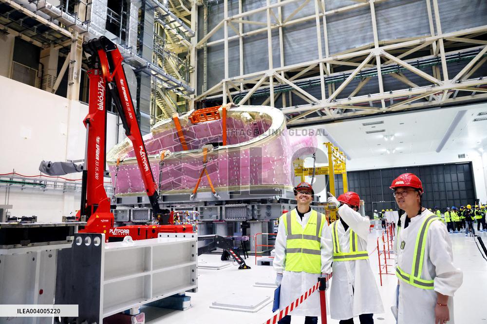 President Macron And Indian PM Modi Visit The ITER - Marseille